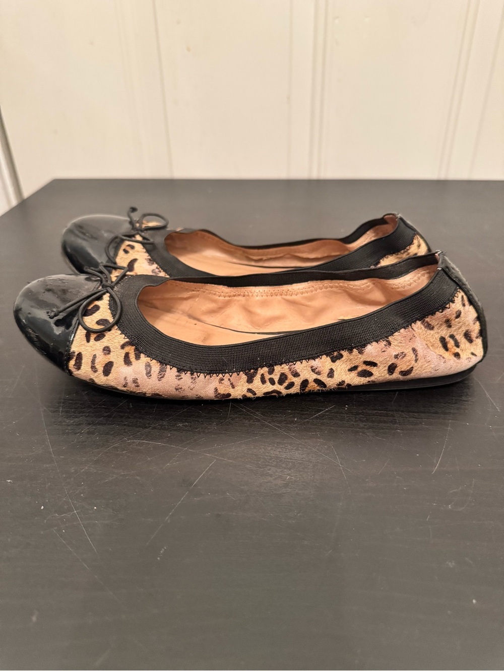 BP Black Cheetah Animal Print Ballet Flats Size 8